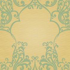 Traditional floral pattern in Victorian style