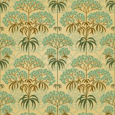 Traditional floral pattern in retro style N5