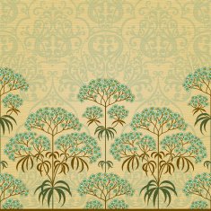 Traditional floral pattern in Victorian style N2