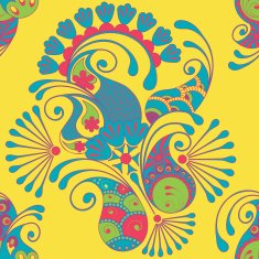 Mendi seamless pattern color N2