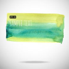 watercolor bubble isolated on white background N62