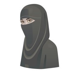woman in niqab