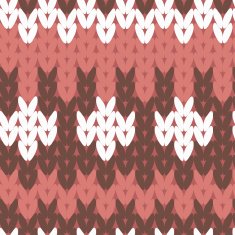Seamless knitting pattern in christmas colors