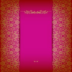 Elegant background with lace ornament N7