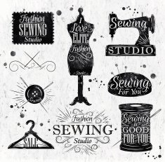 Sewing symbol vintage