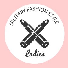 military fashion style lipstick
