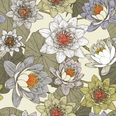 Vector seamless floral pattern N250