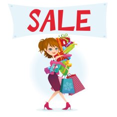 Woman Carrying Shopping
