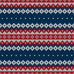Winter Holiday Seamless Knitted Pattern N12
