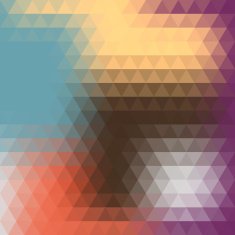 Abstract colorful background of triangles N16