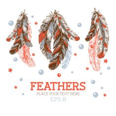 Vintage feathers N2
