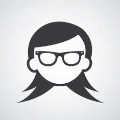 woman glasses symbol