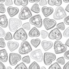 Love hearts vintage lacy stylish texture Wedding wallpaper