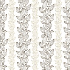 Seamless floral wallpaper hand drawn vector N4