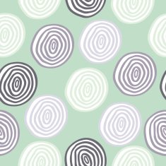 Seamless vector retro colored circle background N2