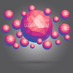 Abstract polygonal background N9