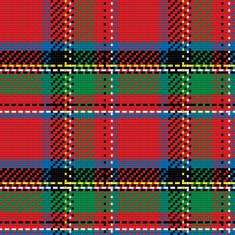 vector seamless pattern Scottish tartan Royal Stewart