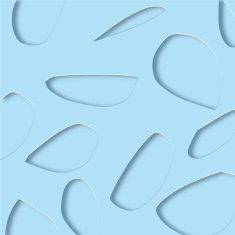abstract blue 3D cut paper pattern background