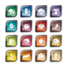 Vegetables Icons
