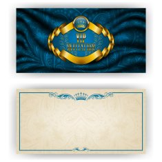 Elegant template for vip luxury invitation N17