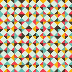 Seamless pattern with colorful squares N2