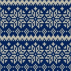 Christmas seamless knitted background EPS 10 vector illustration N18
