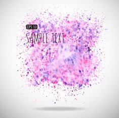 watercolor bubble isolated on white background N63