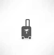 travel suitcase icon