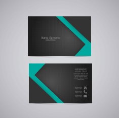 Vector abstract creative business cards N28