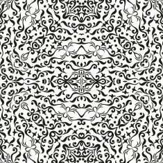 Abstract seamless floral background N22