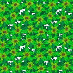 Vector Christmas Star Flower vintage seamless background N2