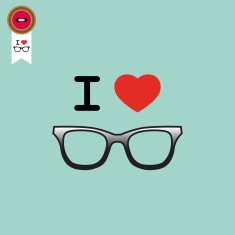 I love sunglasses vector illustration background N2