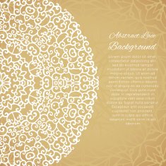 Ethnic background with mandala lace ornament