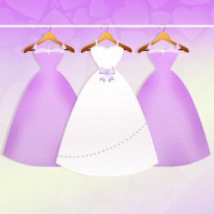 Wedding dress and bridesmaids dresses N3