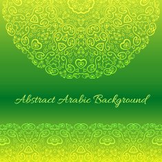 Abstract arabic background Vector illustration