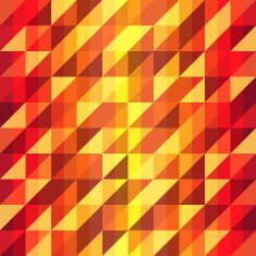 Colorful geometric Retro pattern N4