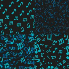 Musical notes seamless N3