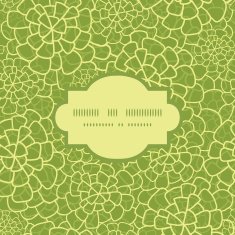 Vector abstract green natural texture frame seamless pattern background