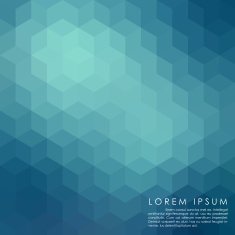 blue geometry abstract background
