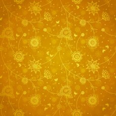 Ornate floral seamless texture in retro style N2