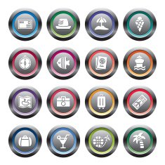 Travel and Vacation Icons N12