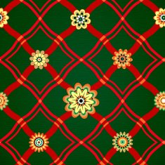 Seamless pattern with a geometrical ornament