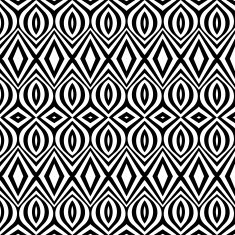 Seamless black and white pattern N12