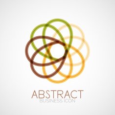 Symmetric abstract geometric shape N365