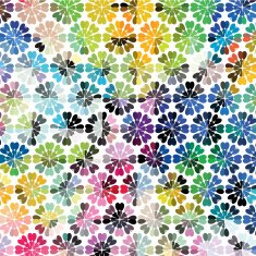 abstract colorful floral pattern background N9