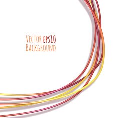 Vector abstract background with colored ropes N3