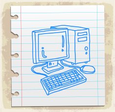 Cartoon computer illustration N2
