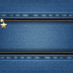 Denim background with open zipper N4