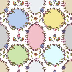 floral seamless pattern N317