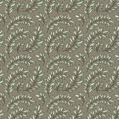 Seamless pattern decorative branches N11